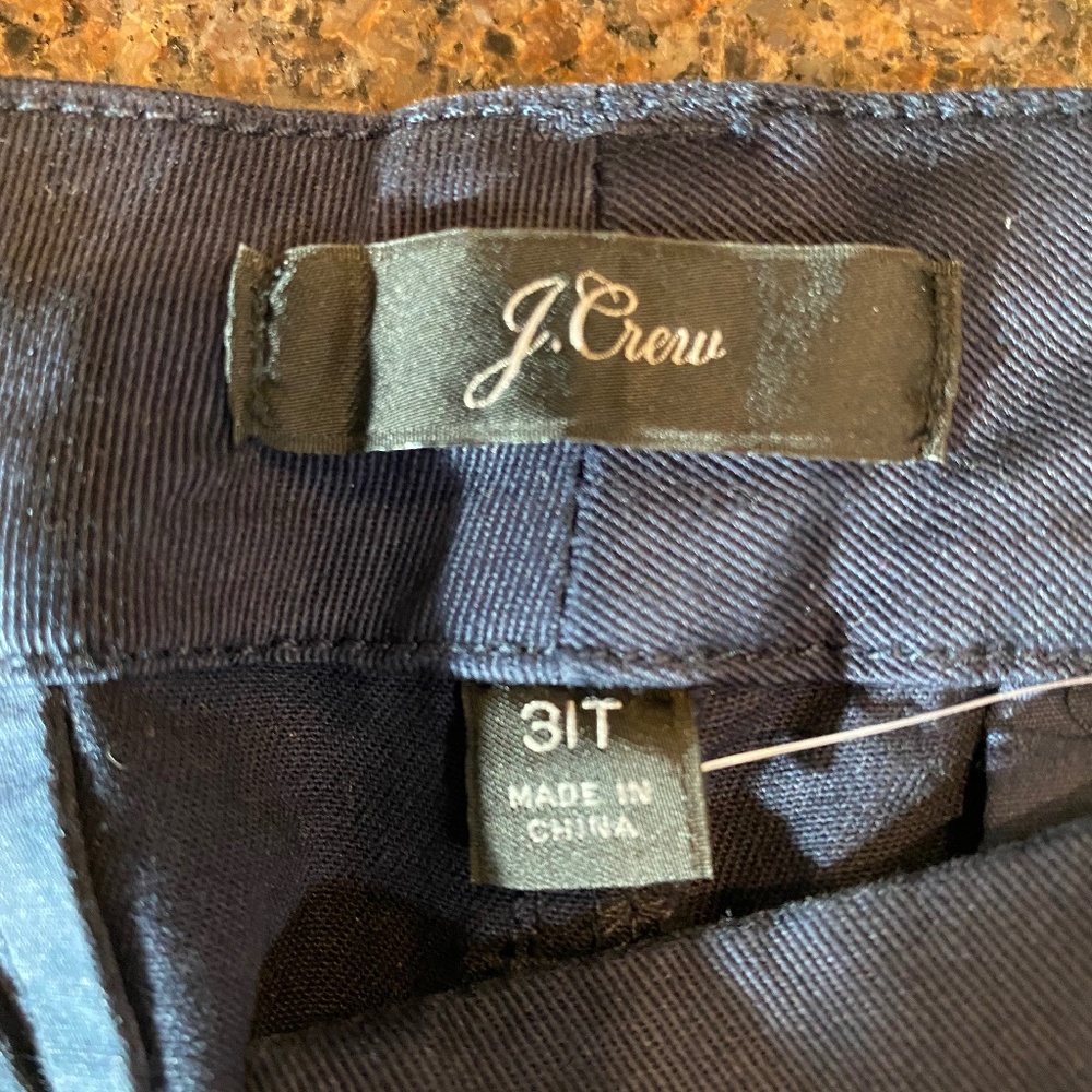 JCrew Chino Navy NWT sz 31T